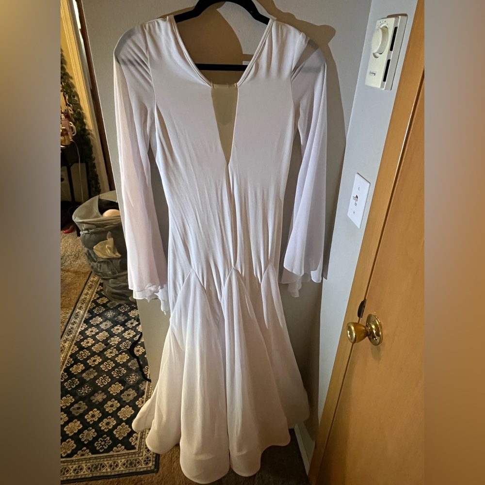 ADULT SMALL dance costume long below knee length dress